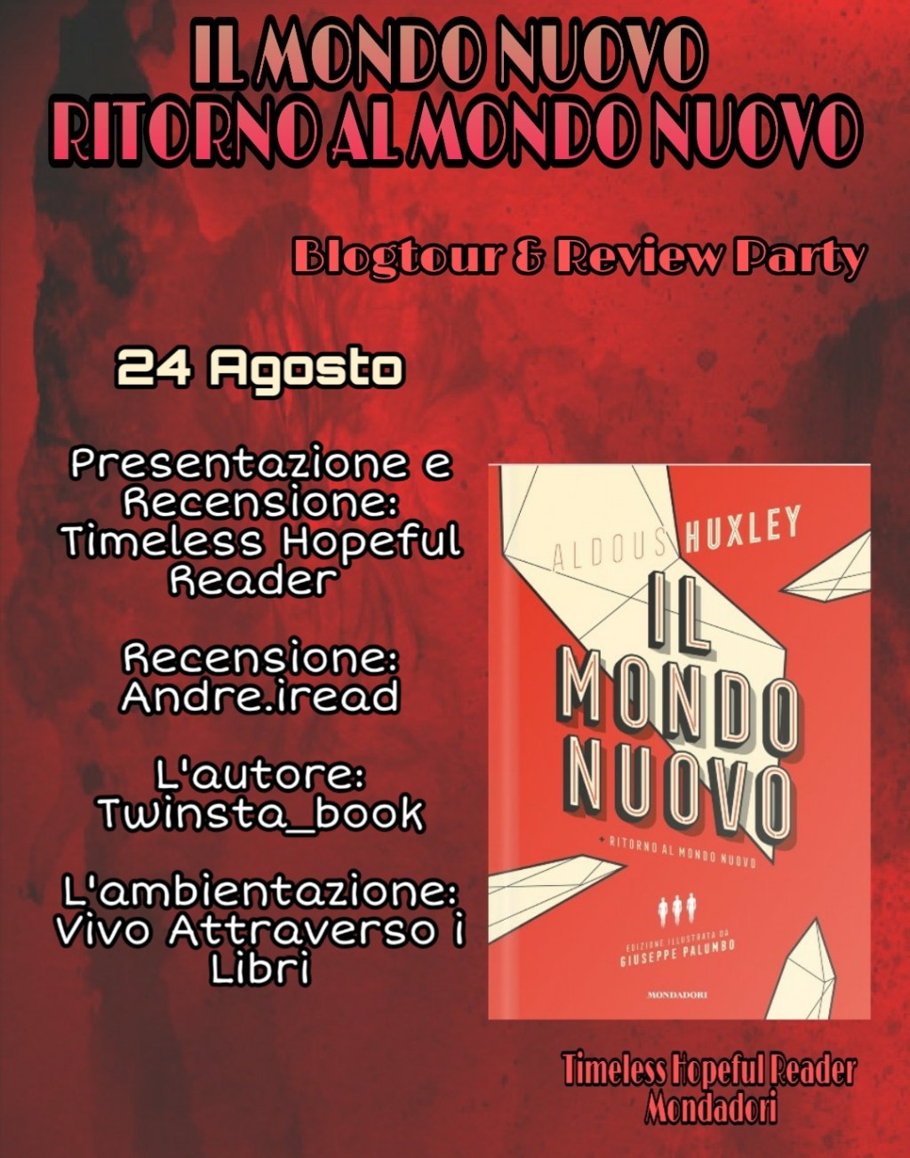 Blog Tour Il mondo&nbsp;nuovo.